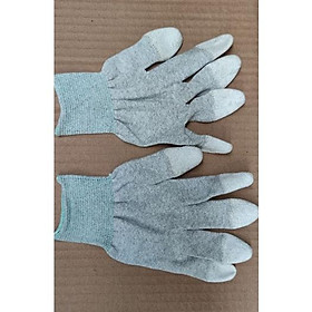 Găng tay làm vườn chống trơn trượt ( free size) trắng/ xanh