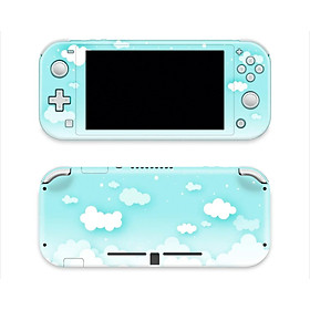 Mua Skin decal dán Nintendo Switch Lite mẫu Màu Pastel mây trời xanh dương (dễ dán  đã cắt sẵn)