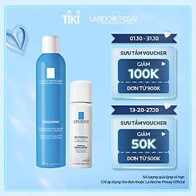 Xịt khoáng dành cho da dầu mụn La Roche Posay Serozinc 300ml Tặng Thermal Spring Water 50ml