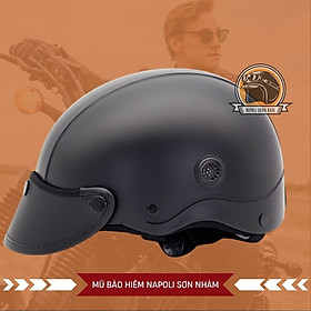 [FREESHIP] - Nón Bảo Hiểm Màu Sơn Nhám 1/2 NS - Đủ Màu