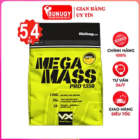 Hình ảnh Sữa tăng cân tăng cơ nạc MEGA MASS của VITAXTRONG hỗ trợ tăng cân tăng cơ nhanh cho người gầy, khó hấp thụ