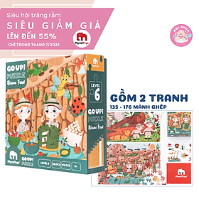 Hình ảnh Đồ Chơi Xếp Hình Myndtoys - Go Up! Puzzle Level 6 - Bizarre Feast Dành Cho Các Bé Từ 5 Tuổi