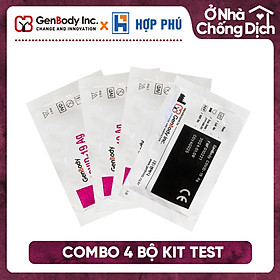 Combo gia đình 4 bộ Test nhanh Hàn Quốc GenBody COVlD