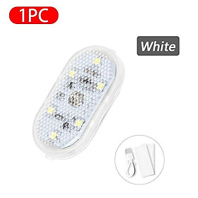 Đèn ô tô cảm ứng Đèn LED không dây Sạc USB 2/1 cái Đèn đọc sách trần có thể sạc lại trên mái nhà Độ sáng cao Phụ kiện tự động