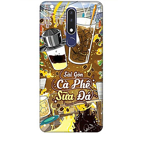 Ốp lưng dành cho điện thoại NOKIA 3.1 Plus Hình Sài Gòn Cafe Sữa Đá - Hàng chính hãng