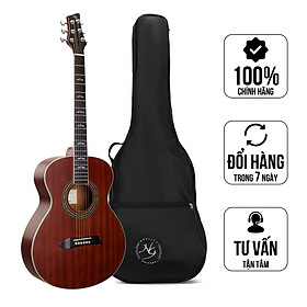 Đàn Guitar Acousitc Notherly Gale GT-400 (Màu Nâu Đỏ) - Tặng Kèm Bao Đàn Chính Hãng, Capo, Pick