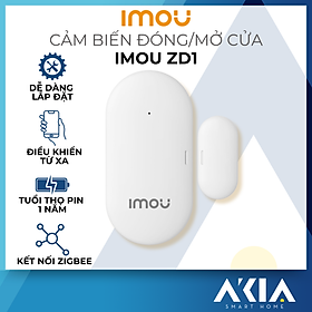 Cảm biến cửa Imou ZD1 - Cảnh báo đóng / mở cửa, tạo ngữ cảnh thông minh, tương thích app Imou