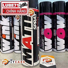 CHAI XỊT DƯỠNG BÓNG VÀ BẢO VỆ BỀ MẶT SƠN NHÁM LUBE71 MATTE SPRAY 600ML (NÂU)