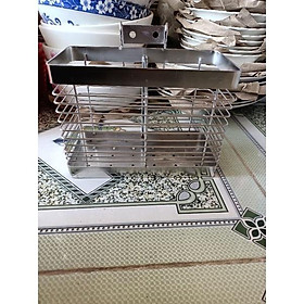 Mua ống đũa inox la 2 ngăn
