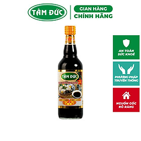 Tâm Đức - Nước tương đậu nành ngon hảo hạng dùng được cho món chay Five Stars chai 500ml