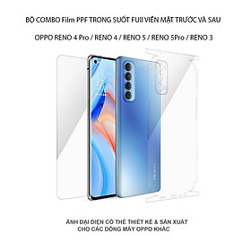 Mua COMBO 2 Miếng Dán Film PPF dành cho OPPO Reno 4 pro / Reno 4 / Reno 5 / Reno 5 pro / Reno 3 / bảo vệ điện thoại tránh trầy xước