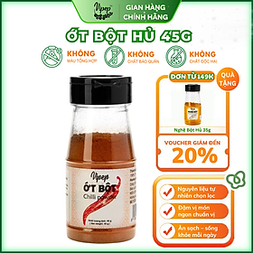 Ớt Bột Chỉ Thiên Tự Nhiên Vipep Hũ Nhựa 45g