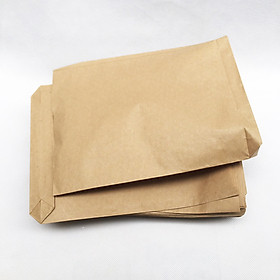 100 Túi giấy kraft ngang 20cm cao 25cm đáy 4cm