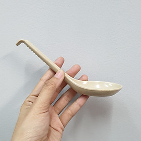 Mua Muỗng(thìa) cơm canh chè nhựa Melamine màu nâu kem nhiều Size