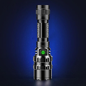 Đèn Pin Mini Có USB Chống Thấm Nước Đen