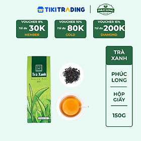 Trà Xanh Hộp Giấy Phúc Long 150Gr 