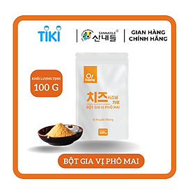 Bột gia vị Phô mai O!Sajang loại 100g - Dùng lắc bánh gạo, lắc khoai lang, khoai tây