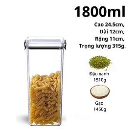 Mua Hộp Nhựa Đựng Thực Phẩm Trong Tủ Lạnh GAGI Mã GH02 Có Nắp Kín Khí  Chịu Lực Tốt Đa Dạng Thể Tích Phù Hợp Cho Nhiều Loại Thực Phẩm - Hàng Chính Hãng
