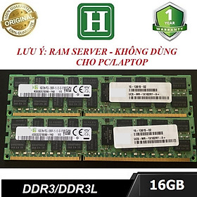 Ram Server ECC REG DDR3 16GB  bus 1600 - không dùng cho máy PC thường/Laptop