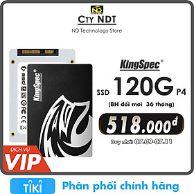 Ổ cứng SSD KingSpec P4 120GB / sản phẩm MỚI - Hàng Chính Hãng