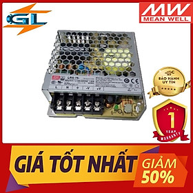 Nguồn tổ ong 12V 6A 72W LRS-75-12 Meanwell - Hàng nhập khẩu