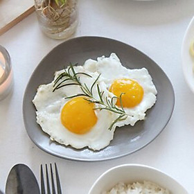 Đĩa tròn Pebble 18.5cm - Erato - Hàng nhập khẩu Hàn Quốc