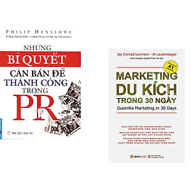 Download sách Combo 2 cuốn sách: Những Bí Quyết Căn Bản Để Thành Công Trong PR + Marketing Du Kích Trong 30 Ngày