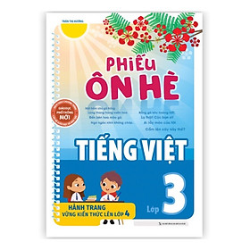 Sách - Phiếu ôn hè Tiếng Việt lớp 3 ( MG)