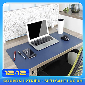 Thảm da trải bàn làm việc 2 mặt cỡ 40 x 80 cm - Hàng nhập khẩu
