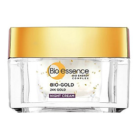 Kem Dưỡng Ngăn Ngừa Dấu Hiệu Lão Hóa Chiết Xuất Vàng Sinh Học 24K Bio-Gold Bio-Essence 40g (Ban Đêm)