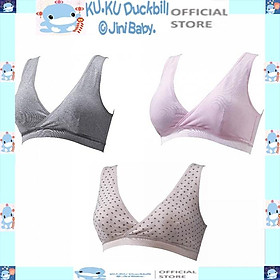 Áo ngực cho bé bú ku.ku duckbill cotton thoáng khí đàn hồi s7500