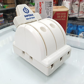 Cầu dao đảo 3 pha 30A 3P 2N 250V cực đúc D26 Sopoka