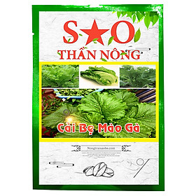 Hạt giống cải bẹ mào gà cao sản -Hạt giống rau Sao Thần Nông