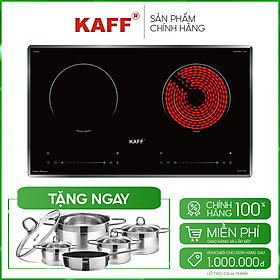 Bếp điện từ kết hợp hồng ngoại kaff kf-fl101ic - sản phẩm chính hãng