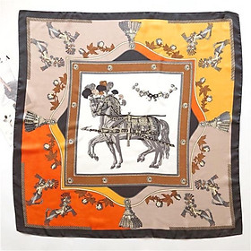 Khăn lụa vuông choàng cổ thanh lịch size 90x90cm - Maben