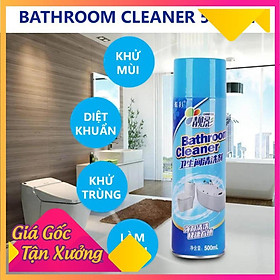 Chai xịt bọt tuyết giúp tẩy rửa nhà tắm nhà vệ sinh Bathroom Cleaner 500ml siêu sạch