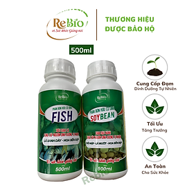 Combo 2sp đạm cá, đậu tương {  +  } Phân bón cung cấp dinh dưỡng tự nhiên cho hoa hồng, cây cảnh...