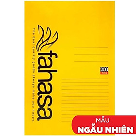 Tập Sinh Viên 4 Ly Ngang 200 Trang ĐL 70g m2 - FAHASA Mẫu Màu Giao Ngẫu