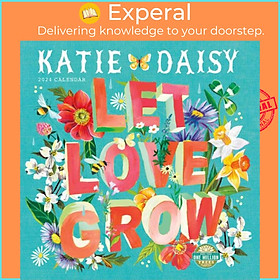 Sách - Katie Daisy Let Love Grow 2024 Calendar - Meet Me in the Meadow by Katie Daisy (UK edition, paperback)