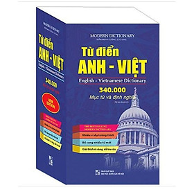 Sách – Từ điển Anh – Việt 340.000 mục từ và định nghĩa (bìa mềm)