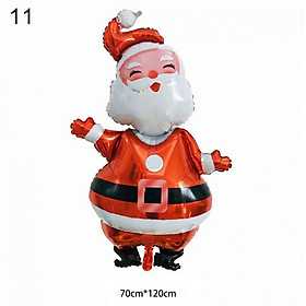 Bong bóng trang trí giáng sinh hình ông già noel cười tươi