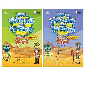 Combo 2 Cuốn: Luyện Viết Chữ Nhớ Từ Vựng - English Writing Smart Start - Lớp 4