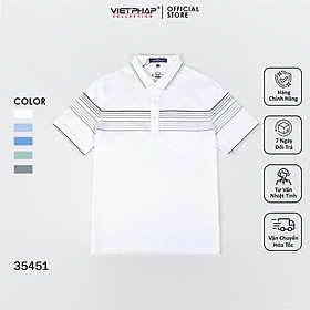 Áo Thun Cotton Lạnh Cao Cấp VIỆT PHÁP /Form Luxury / Thoáng mát - co dãn tốt- chất liệu cotton mềm mịn thấm hút mồ hôi tốt 35451