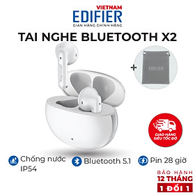 Mua Tai nghe Bluetooth 5.1 EDIFIER X2 Thời lượng pin 28 giờ Chống nước IP54 Chế độ chống ồn chơi game - Hàng chính hãng