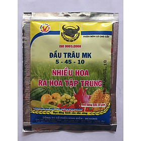 Phân bón lá đầu trâu MK NPK 5-45-10 giúp ra nhiều hoa - hoa tập trung