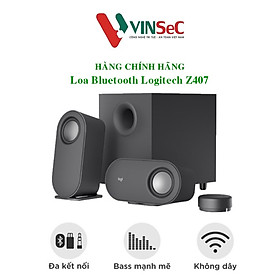 Loa máy tính không dây Bluetooth Z407 với loa siêu trầm và điều khiển không dây - Hàng chính hãng