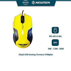 Chuột máy tính Newmen gaming N500 plus - Hàng chính hãng