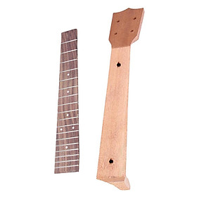 2 Set Ukulele Neck and Fingerboard for Concert Ukulele Parts