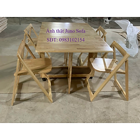 Mua Bộ bàn ăn gấp gọn Juno Sofa bàn 1m2 và 4 ghế