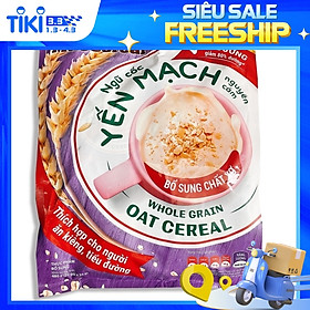 Ngũ cốc Yến Mạch Ít Đường MacCereal 480g (20 Gói x 24g) - 100% Tự Nhiên - Giảm Cân, Ăn Kiêng An Toàn và Khoa Học - Sản Phẩm Chính Hãng - Đã Được Kiếm Nghiệm và Công Bố